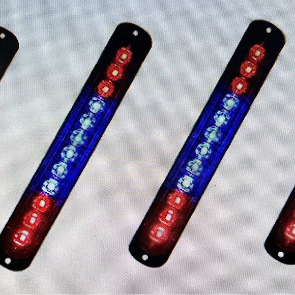 TWO 4-PACKS LED Emergency Flashing Road Lights for car, truck, boat - Picture 3 of 6